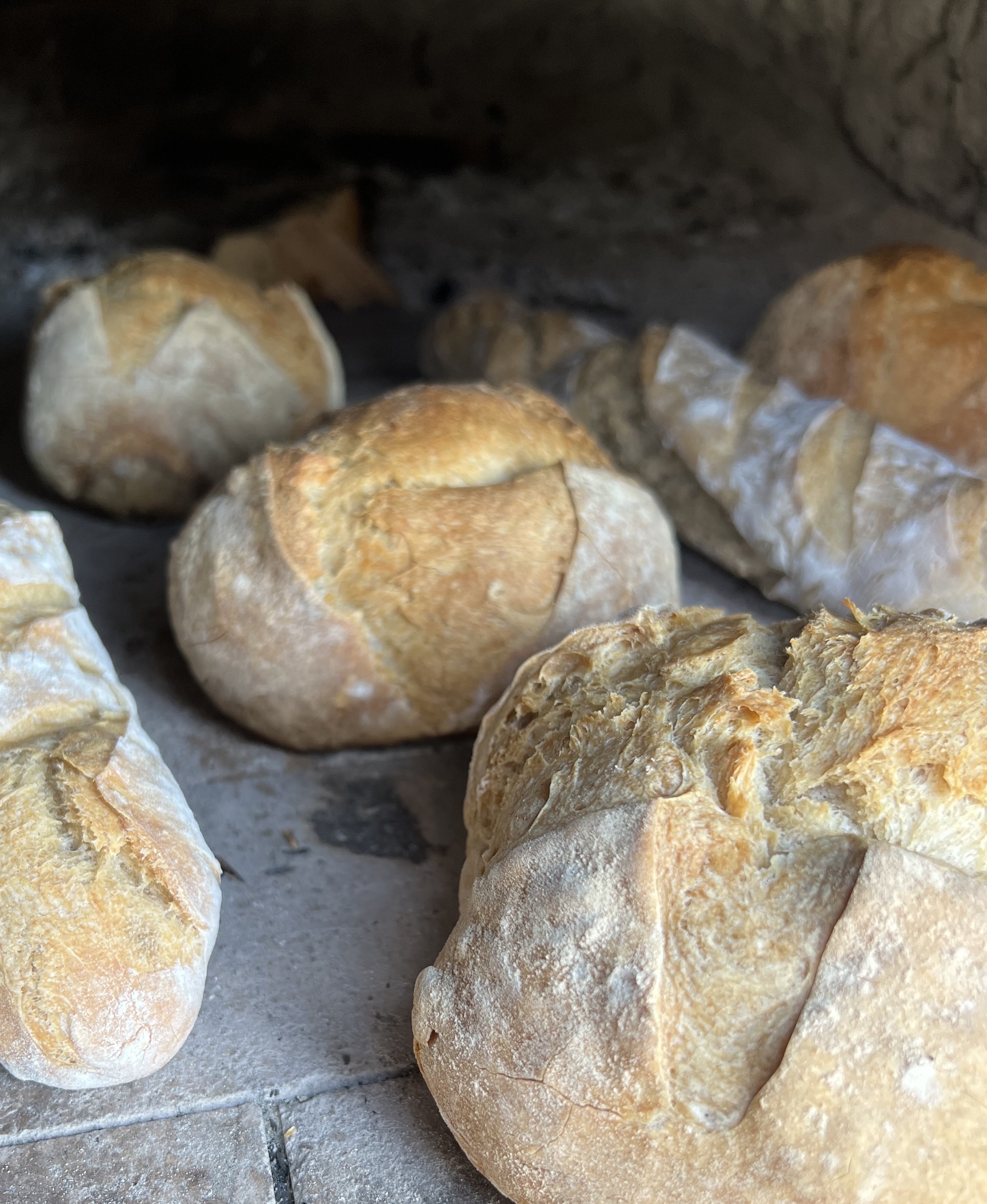 Four en fonctionnement lors d’une cuisson