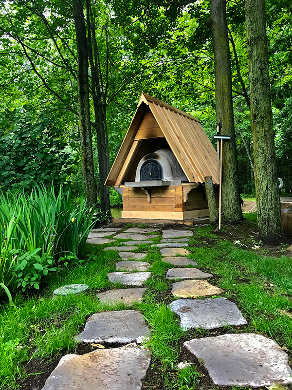 Détail de la structure d’un four à pain